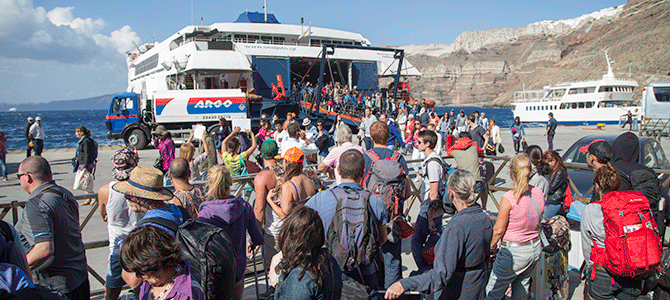 Welcome to Mykonos! An Adventure on the Greek Ferry System