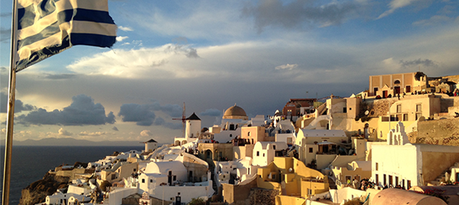 The Brides of Beautiful Santorini