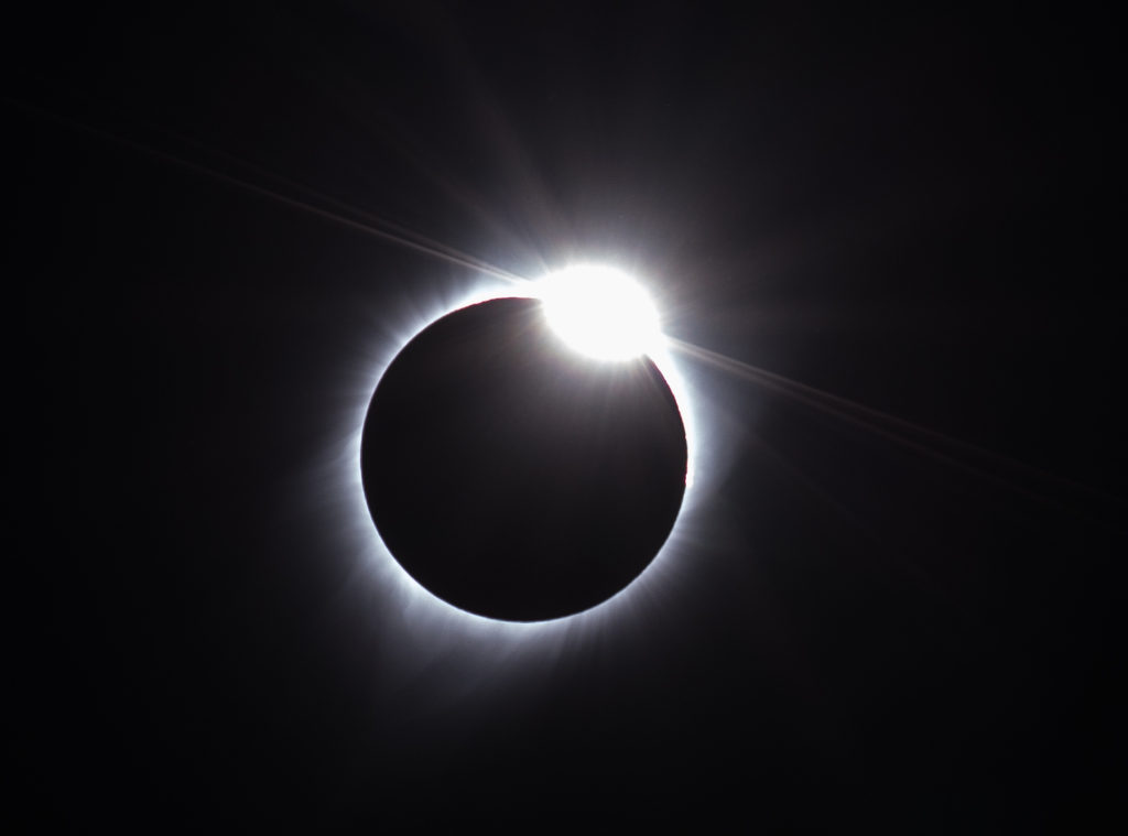 The Diamond Ring of the Eclipse