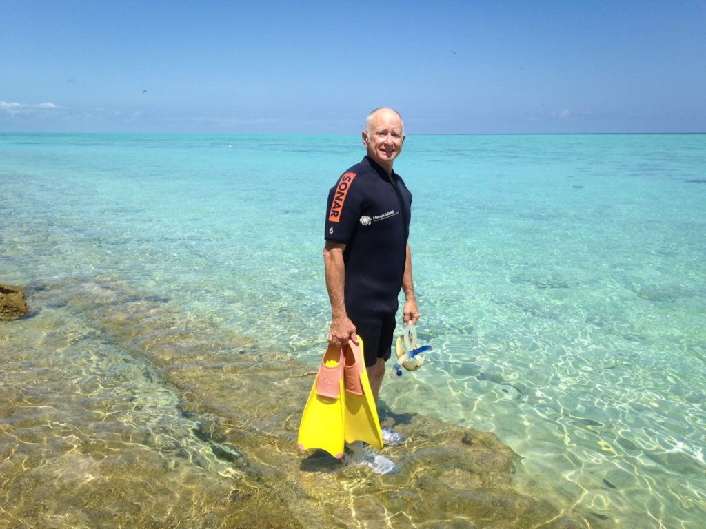 Thomas Lemke at Great Barrier Reef