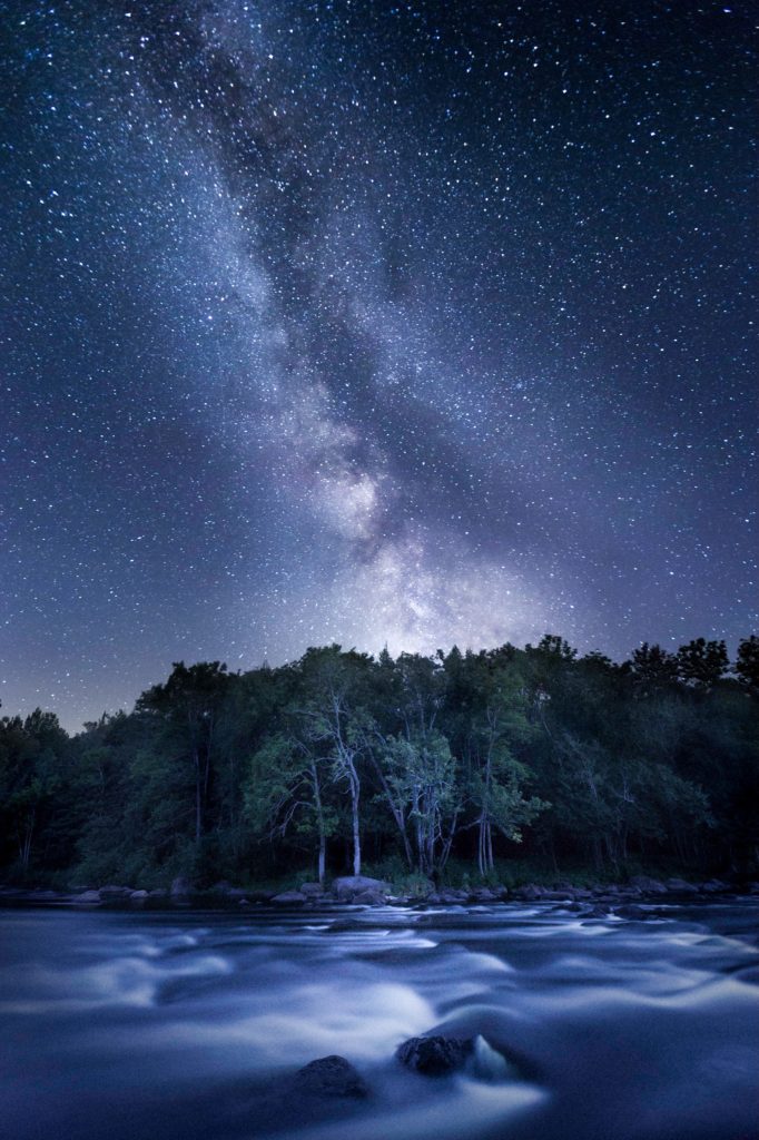 Milky Way Over The Wolf River