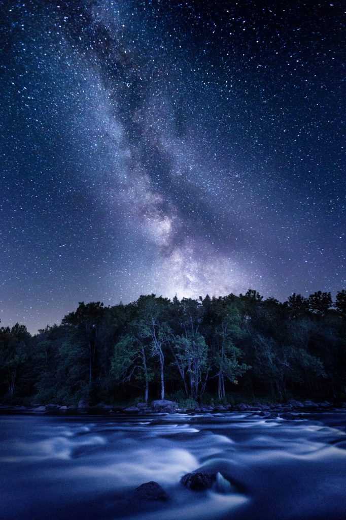 Milky Way Over Wolf River