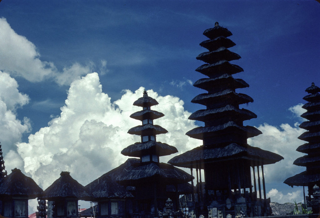 Balinese Temple in the clouds